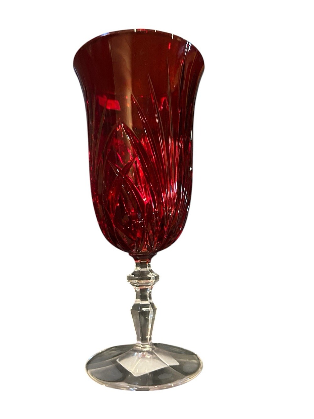 Marquis by Waterford Crystal Ruby Goblet NWT Ireland Drinkware Glass